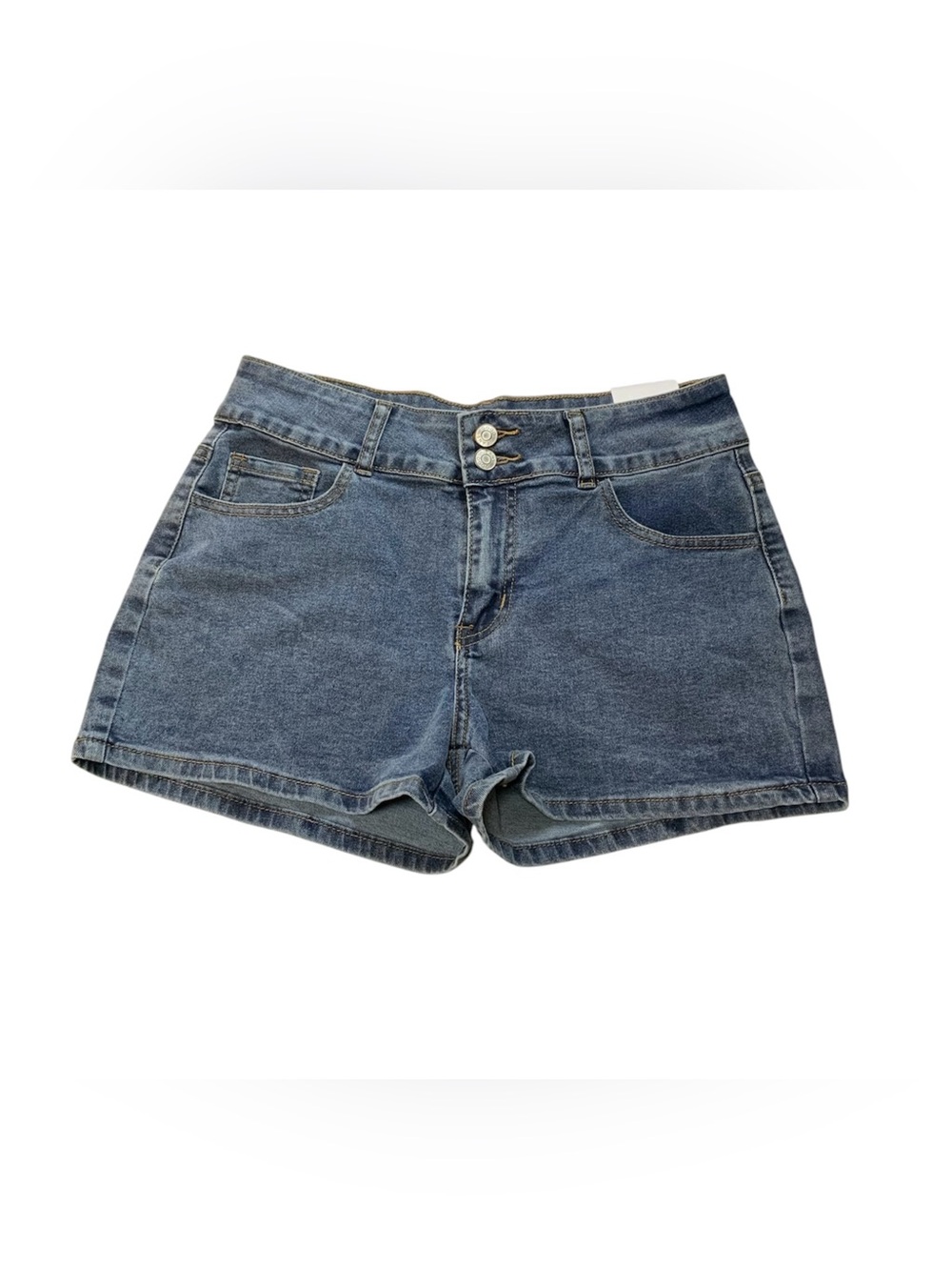 Gogo Mid-Rise Denim Shorts